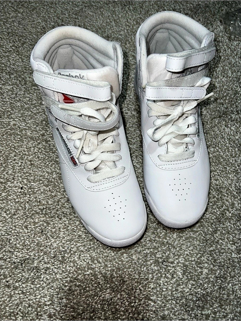 Reebok Freestyle Hi White High-Top Sneakers